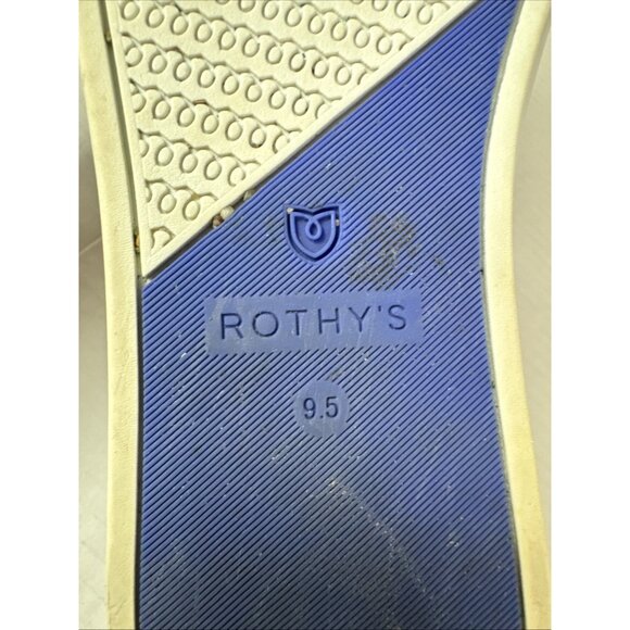 Rothy Women's 9.5 The Original Slip On Sneakers Black Knit Upper - Picture 15 of 16